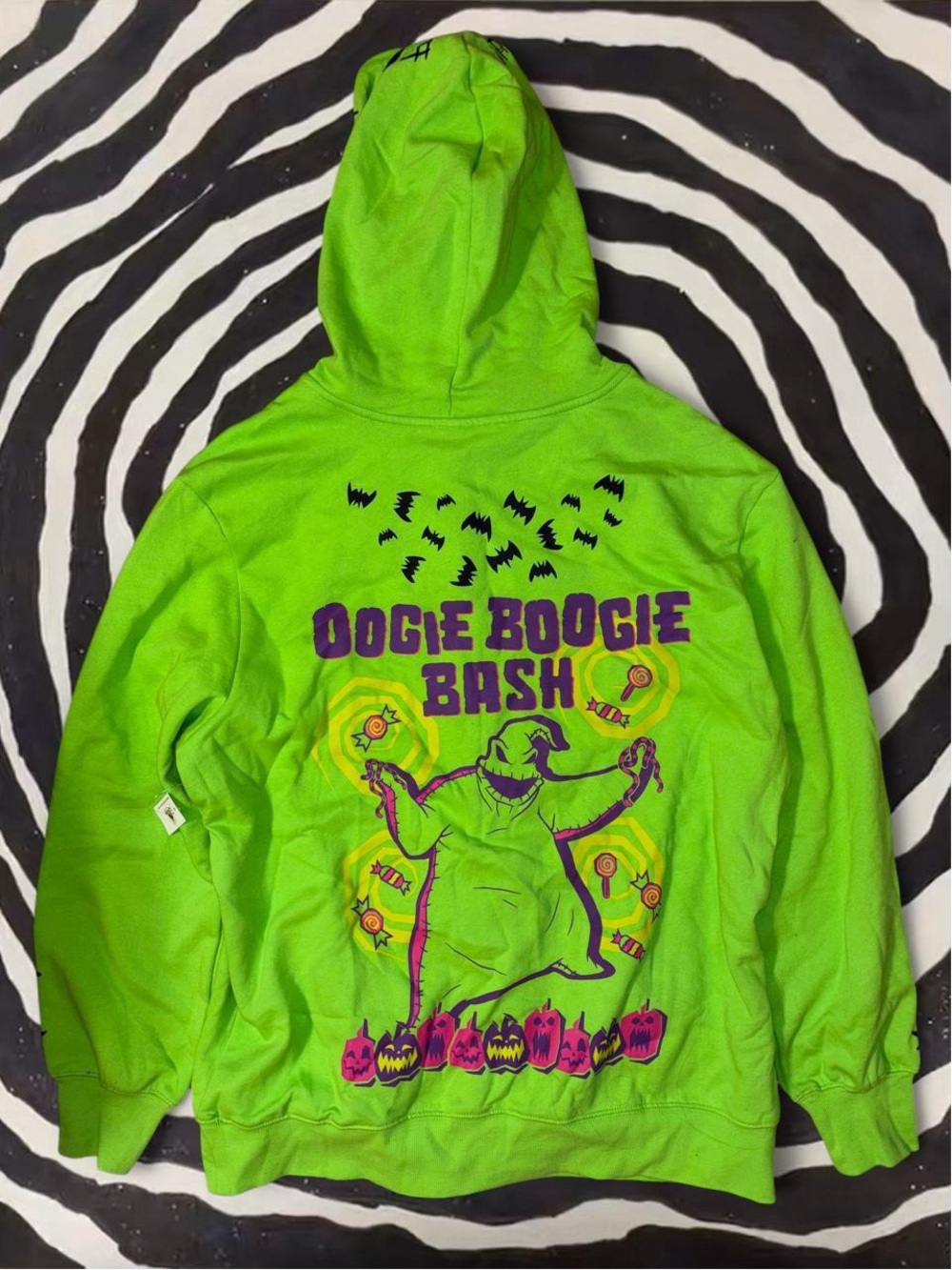 Oogie Boogie Bash 2025 Lime/Neon Green Hoodie